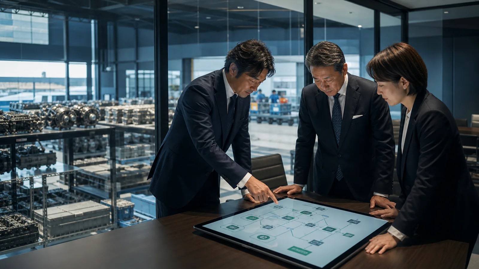 会宝産業の資本業務提携における事故現状車データと再利用部品の活用イメージ