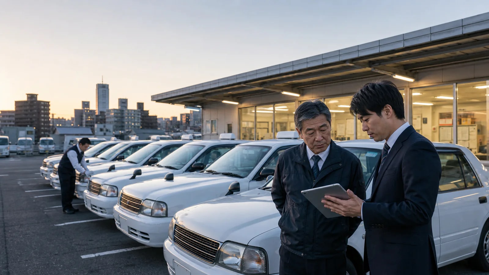 タクシー会社のM&Aで車両・乗務員・配車を確認する都市型タクシー事業のアイキャッチ